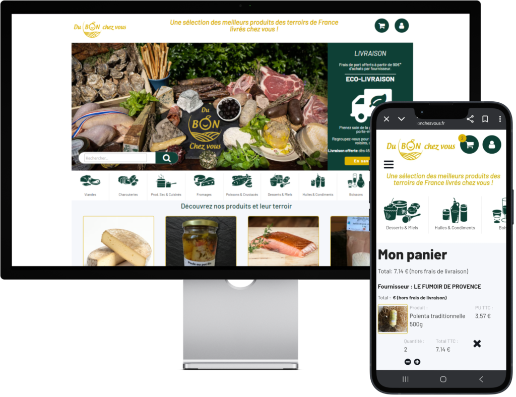 Projet site marchand - Du Bon Chez Vous