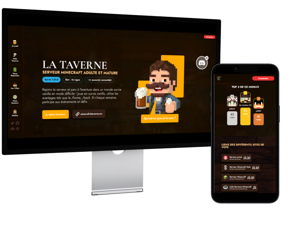 Projet site outil - La Taverne