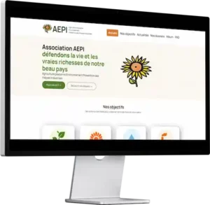 Association AEPI04 un site web développé par AutoRoute Du Web